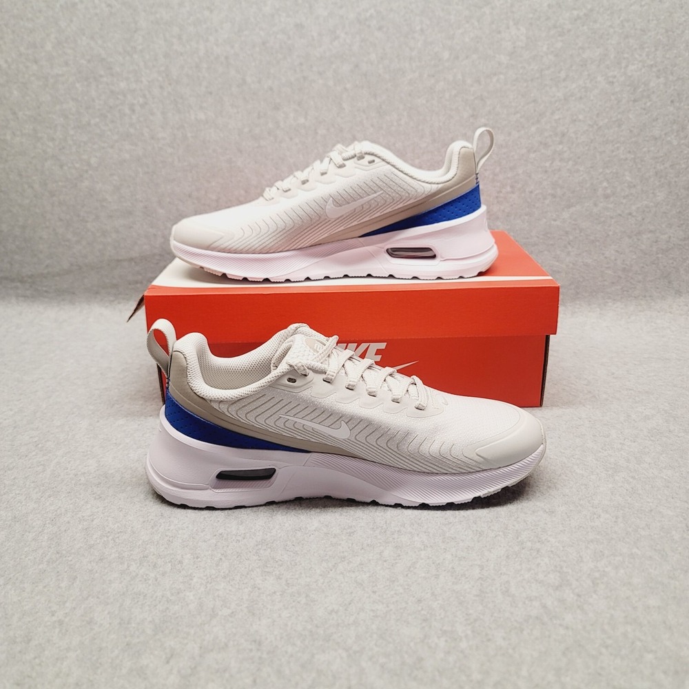 Nike Air Max Nuaxis Running Shoes Mens 7 Vast Grey White FD4329-009 Low Top